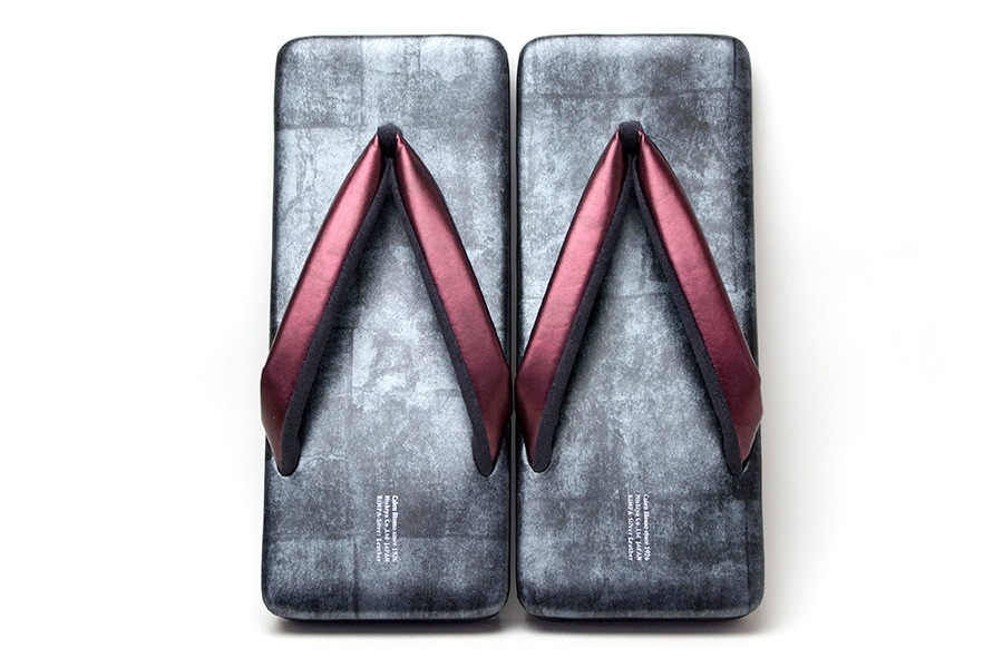 [オーダー品]カフェぞうりZETTA　メンズ　No.4622＜RS/ワインレッド×マットブラック＞