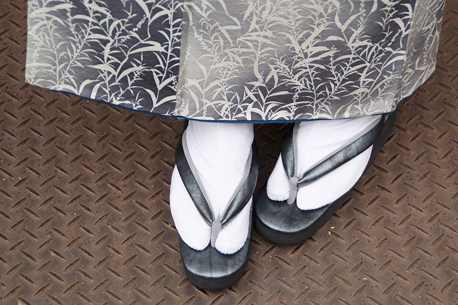 [オーダー品]カフェぞうり レディース No.28022＜マットブラック＞