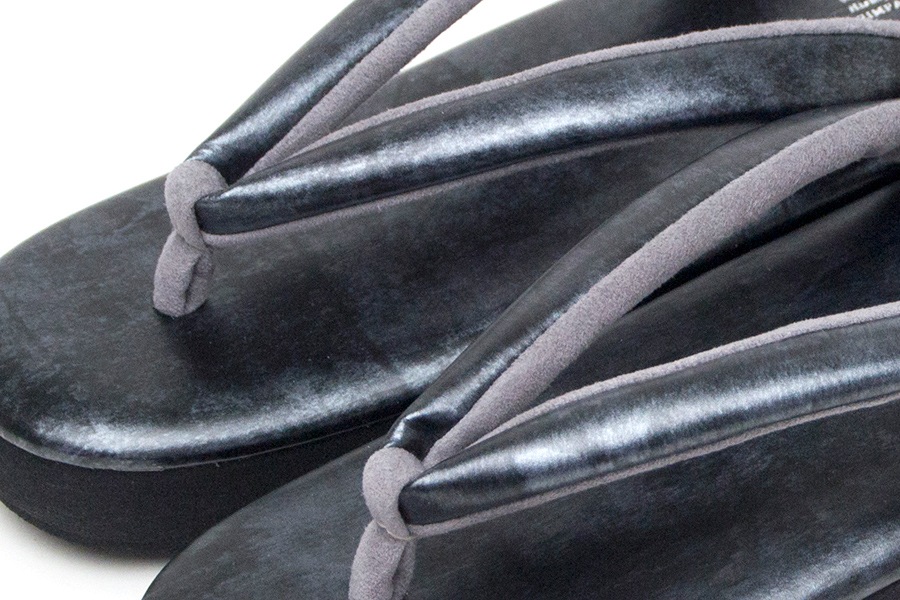 [オーダー品]カフェぞうり レディース No.28022＜マットブラック＞