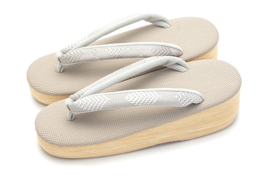 [Mサイズ即納品]カフェぞうりレディース No.40624＜OLN（オルン）/松菱 pearl gray＞