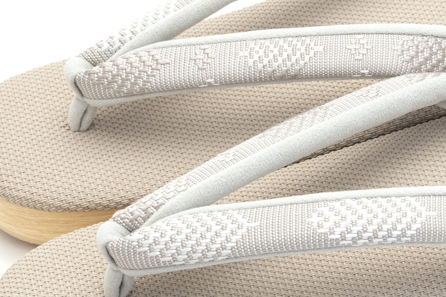 [Mサイズ即納品]カフェぞうりレディース No.40624＜OLN（オルン）/松菱 pearl gray＞