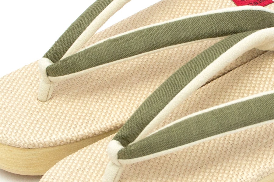 [Lサイズ即納品]カフェぞうり花緒サンダル　レディース　No.84820