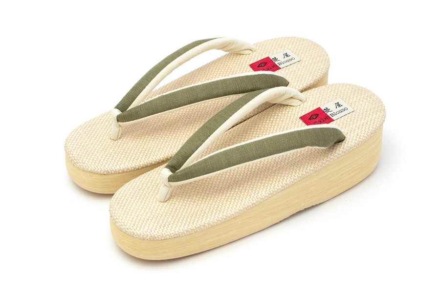 [Lサイズ即納品]カフェぞうり花緒サンダル　レディース　No.84820