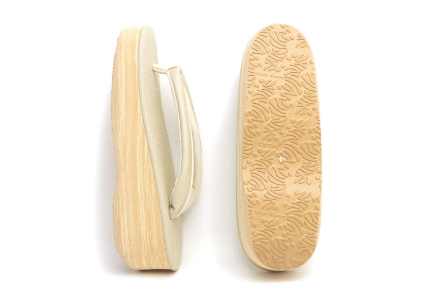 [Mサイズ即納品]カフェぞうりレディース　No.EXL-352　EVA台：アイボリー