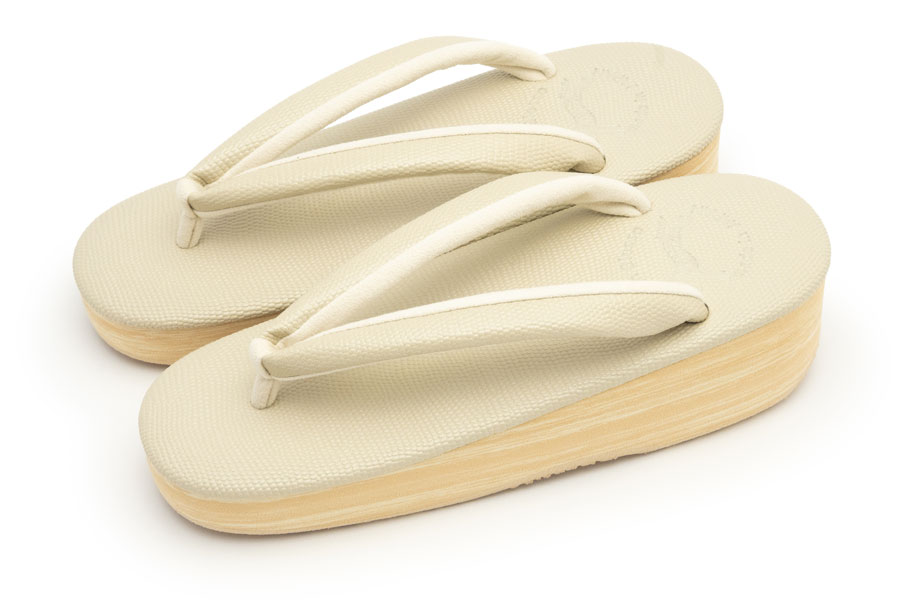 [Mサイズ即納品]カフェぞうりレディース　No.EXL-352　EVA台：アイボリー