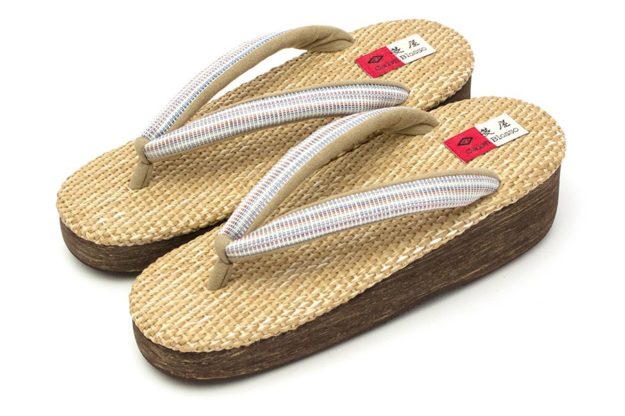 [Mサイズ即納品]カフェぞうり花緒サンダル　レディース　No.83320