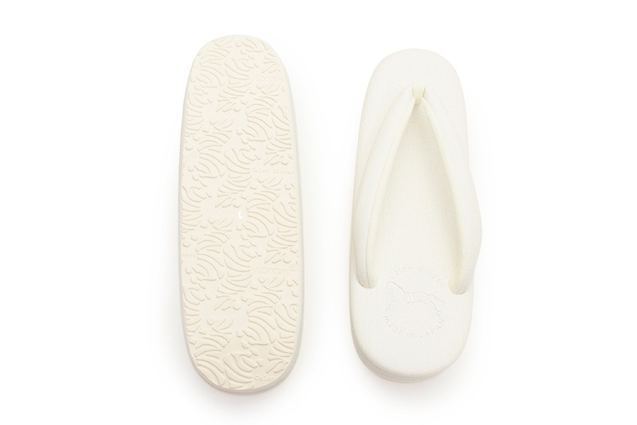 [Mサイズ即納品]カフェぞうりラッテ（低台）　レディース　No.49319＜ナチュラルホワイト＞