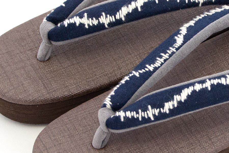 [Mサイズ即納品]カフェぞうりレディース No.36123＜TERAS/波縫い＞