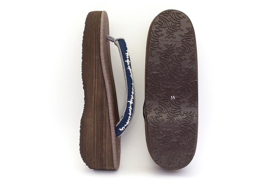 [Mサイズ即納品]カフェぞうりレディース No.36123＜TERAS/波縫い＞