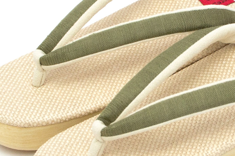 [Mサイズ即納品]カフェぞうり花緒サンダル　レディース　No.84820