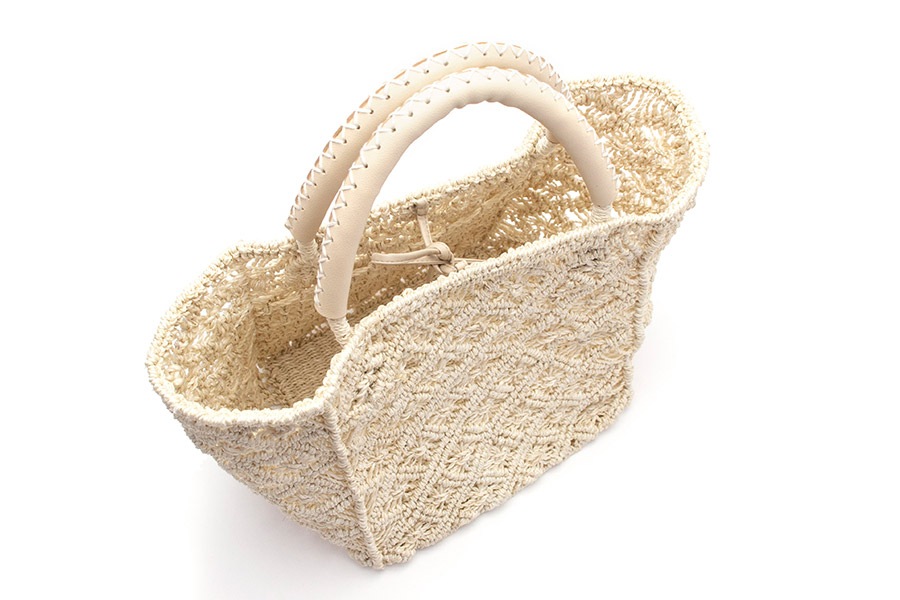 [即納品]代官山　マニラ麻＜ハナツナギ／kuro-bag> No.610　color:カーボンブラック