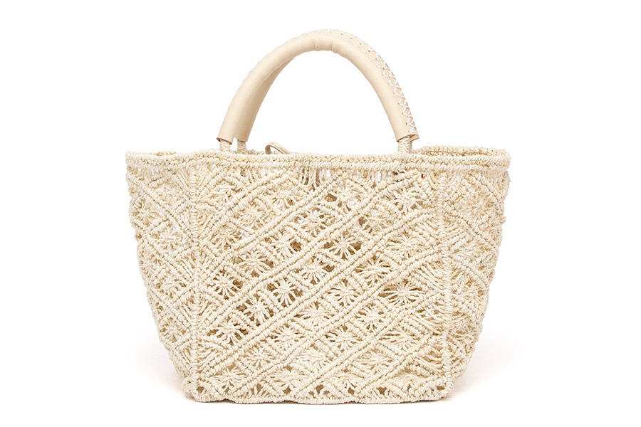 [即納品]代官山　マニラ麻＜ハナツナギ／shiro-bag> No.611　color:ナチュラルベージュ