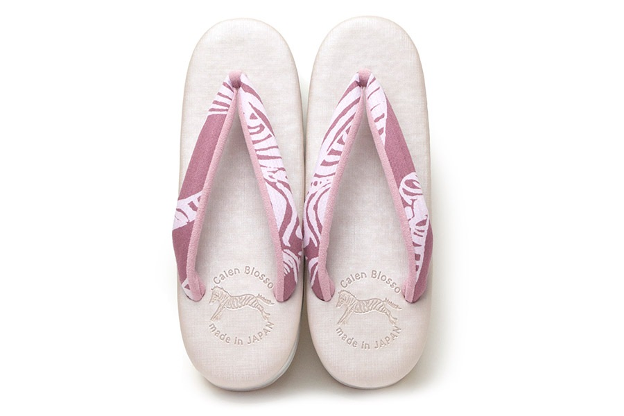 [オーダー品]カフェぞうりレディース No.23322＜うまくいく紋・中紫＞