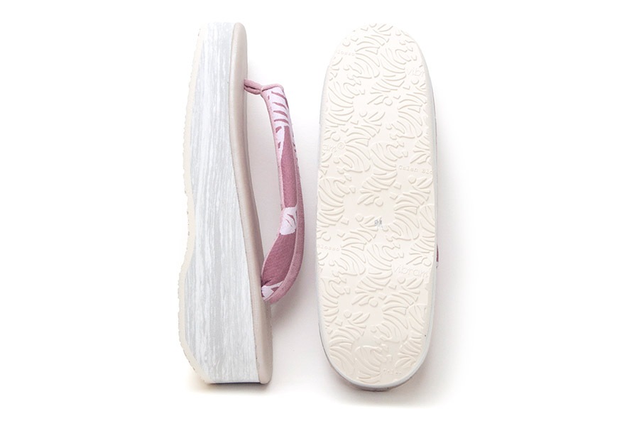 [オーダー品]カフェぞうりレディース No.23322＜うまくいく紋・中紫＞