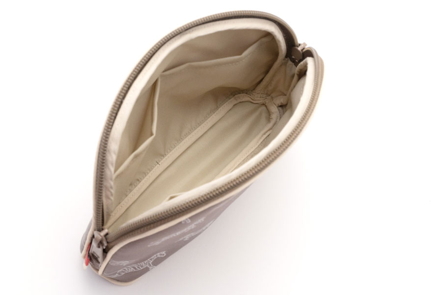 [即納品]シェル型ポーチ　ナイロン＜マーブル＞