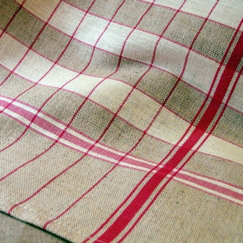 coucke フレンチリネン  ラスティーク　レッド