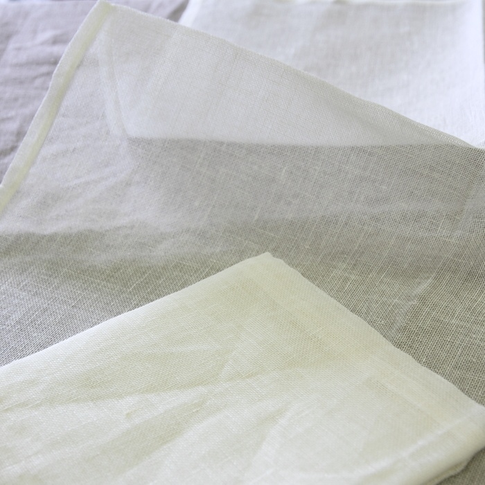 coucke フレンチリネン  エターミン　無地