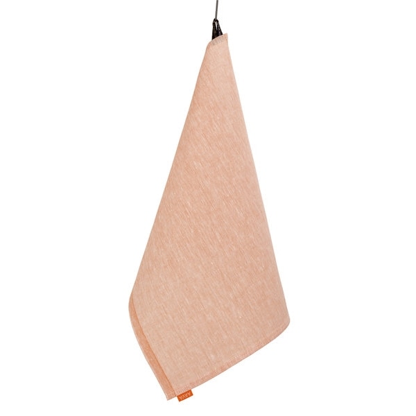 北欧 リネン タオル キッチン フェイス クロス パルティナ オレンジ