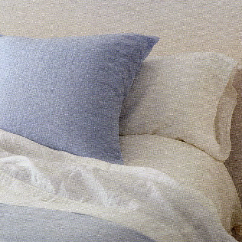 OXYGEN　フラットシーツ180ｘ300　CIEL（水色）