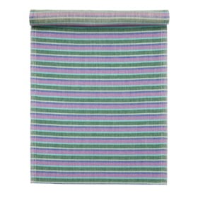 Polkka 北欧 リネン テーブルランナー　ブルーストライプ