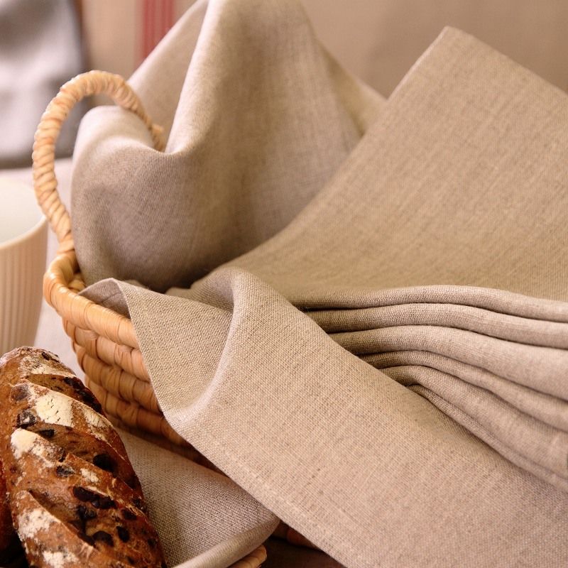 【メール便発送可】CALIENTE Linea カリエンテ リトアニア リネン 麻 100％ カルボ L キッチンクロス フェイスタオル