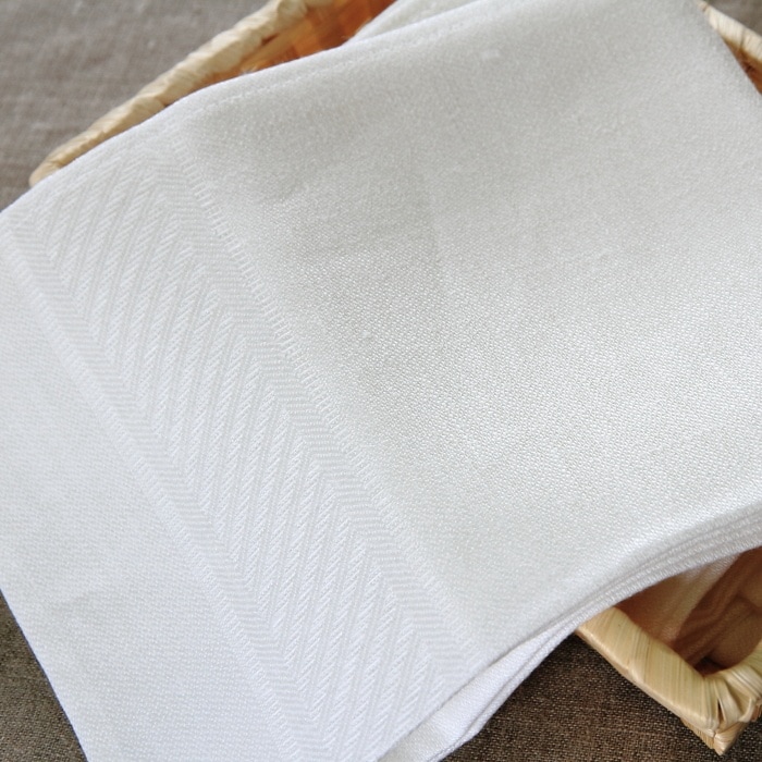 CALIENTE Linea カリエンテ リトアニア リネン 麻 100％ スタイル フェイスタオル オプティカルホワイト（白）