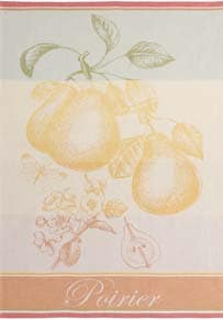 coucke ジャガード キッチンタオル　POIRES　洋梨　ポワレ