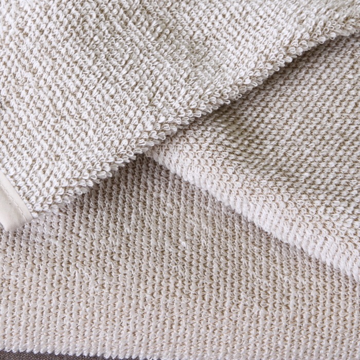 キュア 北欧 リネン パイル織 バスタオル60ｘ130　/リッチバニラ