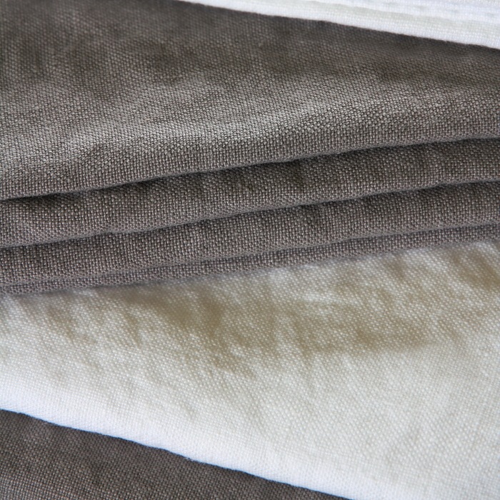 Lulu　ベルギーリネン　タオル50ｘ75/ホワイト