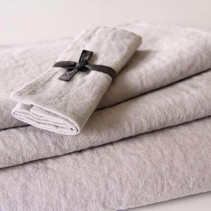 Lulu　ベルギーリネン　ベルギーリネン　タオル50ｘ75/グレージュ