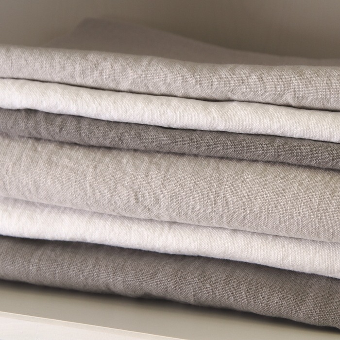 Lulu　ベルギーリネン　ベルギーリネン　タオル50ｘ75/グレージュ