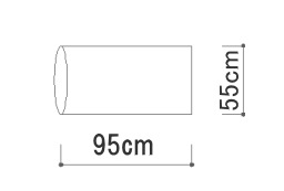 Classic ホワイト ベルギー　リネン 枕カバー　封筒式55ｘ95
