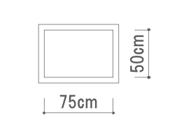 Classic ホワイト ベルギー　リネン 枕カバー　額縁式50ｘ75