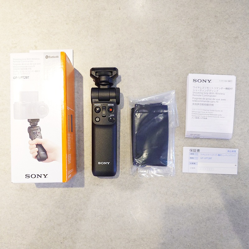 店頭展示品 ワイヤレスリモートコマンダー機能付シューティンググリップ GP-VPT2BT ブラック