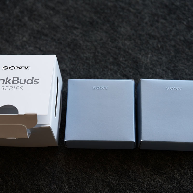 店頭展示品 ワイヤレスステレオヘッドセット LinkBuds Open ホワイト/フィッティングサポーター左右セット  (アッシュブルー )/ケースカバー上下  (アッシュブルー )