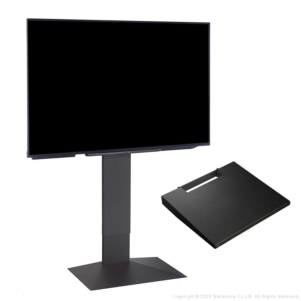 ソニー製テレビ対応 壁寄せテレビスタンドWALL V3 ハイタイプ 単品or棚板付 32型～80型大型テレビ対応