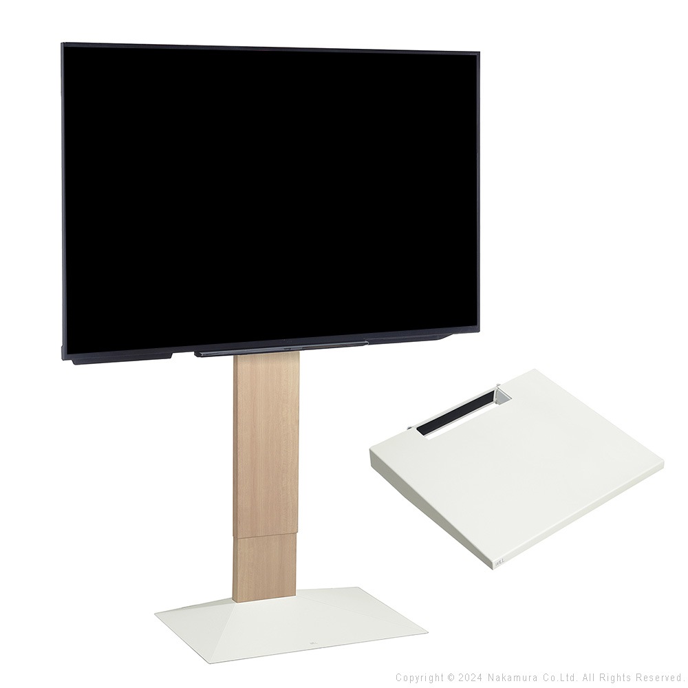 ソニー製テレビ対応 壁寄せテレビスタンドWALL V3 ハイタイプ 単品or棚板付 32型～80型大型テレビ対応