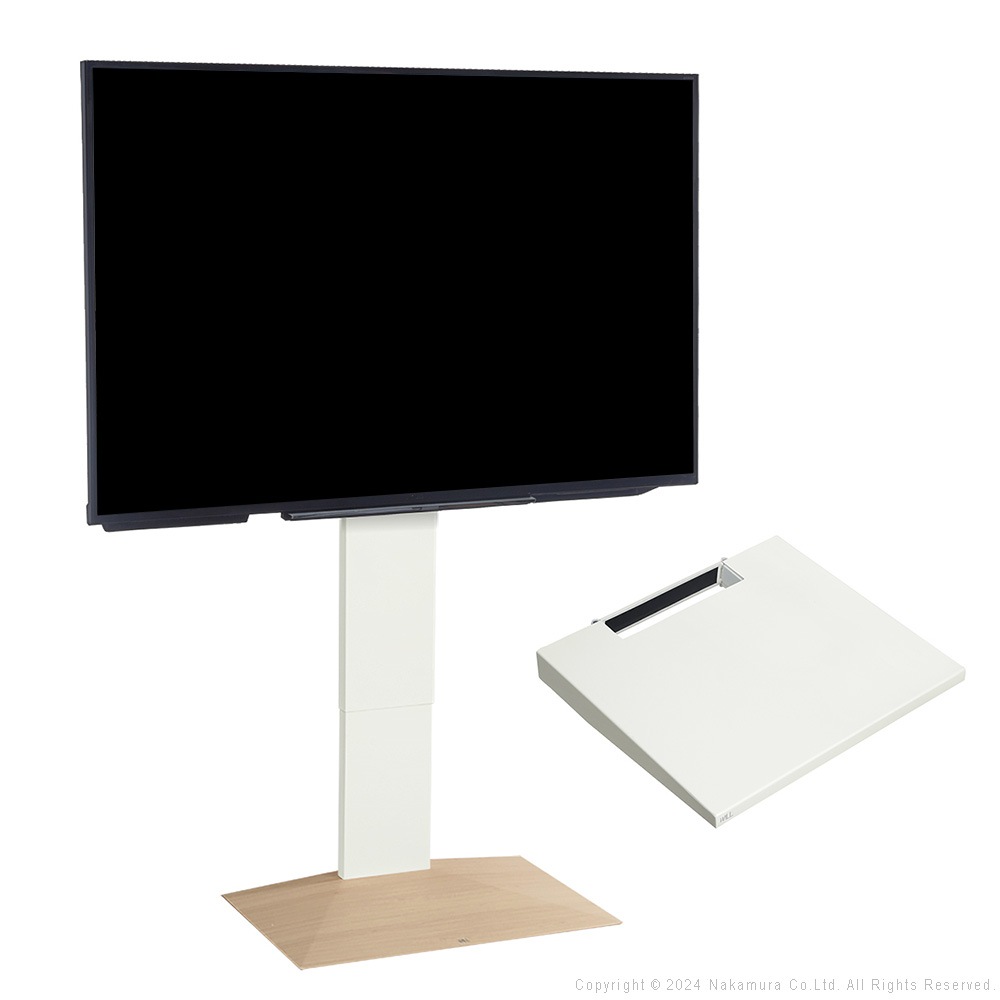 ソニー製テレビ対応 壁寄せテレビスタンドWALL V3 ハイタイプ 単品or棚板付 32型～80型大型テレビ対応