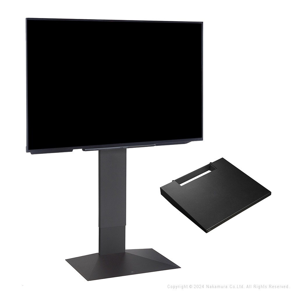 ソニー製テレビ対応 壁寄せテレビスタンドWALL V3 ハイタイプ 単品or棚板付 32型～80型大型テレビ対応