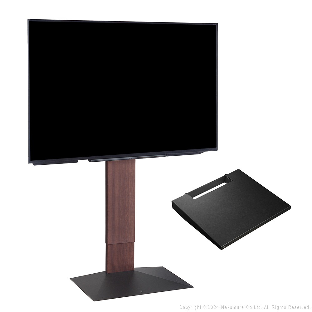 ソニー製テレビ対応 壁寄せテレビスタンドWALL V3 ハイタイプ 単品or棚板付 32型～80型大型テレビ対応