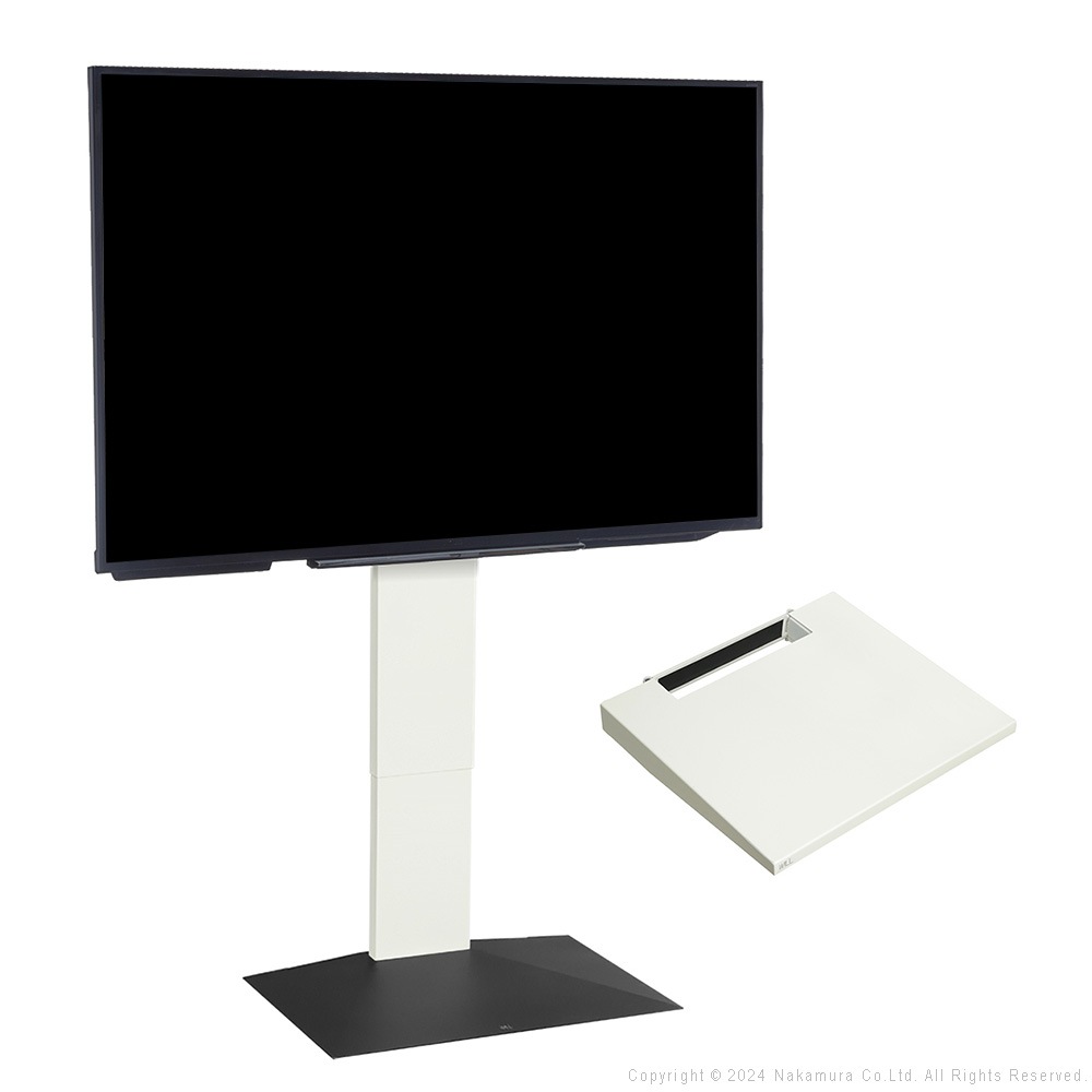 ソニー製テレビ対応 壁寄せテレビスタンドWALL V3 ハイタイプ 単品or棚板付 32型～80型大型テレビ対応