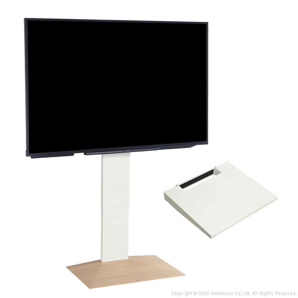 ソニー製テレビ対応 壁寄せテレビスタンドWALL V3 ハイタイプ 単品or棚板付 32型～80型大型テレビ対応