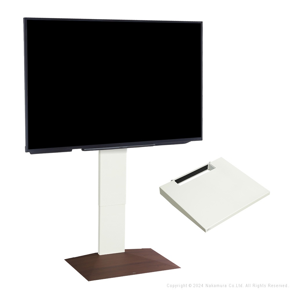 ソニー製テレビ対応 壁寄せテレビスタンドWALL V3 ハイタイプ 単品or棚板付 32型～80型大型テレビ対応