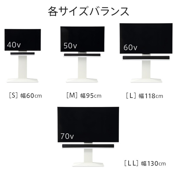 ソニー製テレビ対応 壁寄せテレビスタンドWALL V2・V3・V5対応サウンドバー棚板Mサイズ幅95cm