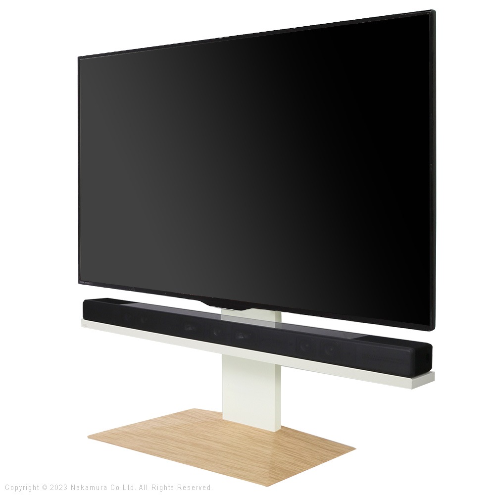 ソニー製テレビ対応 壁寄せテレビスタンドWALL V2・V3・V5対応サウンドバー棚板 LLサイズ幅130cm 