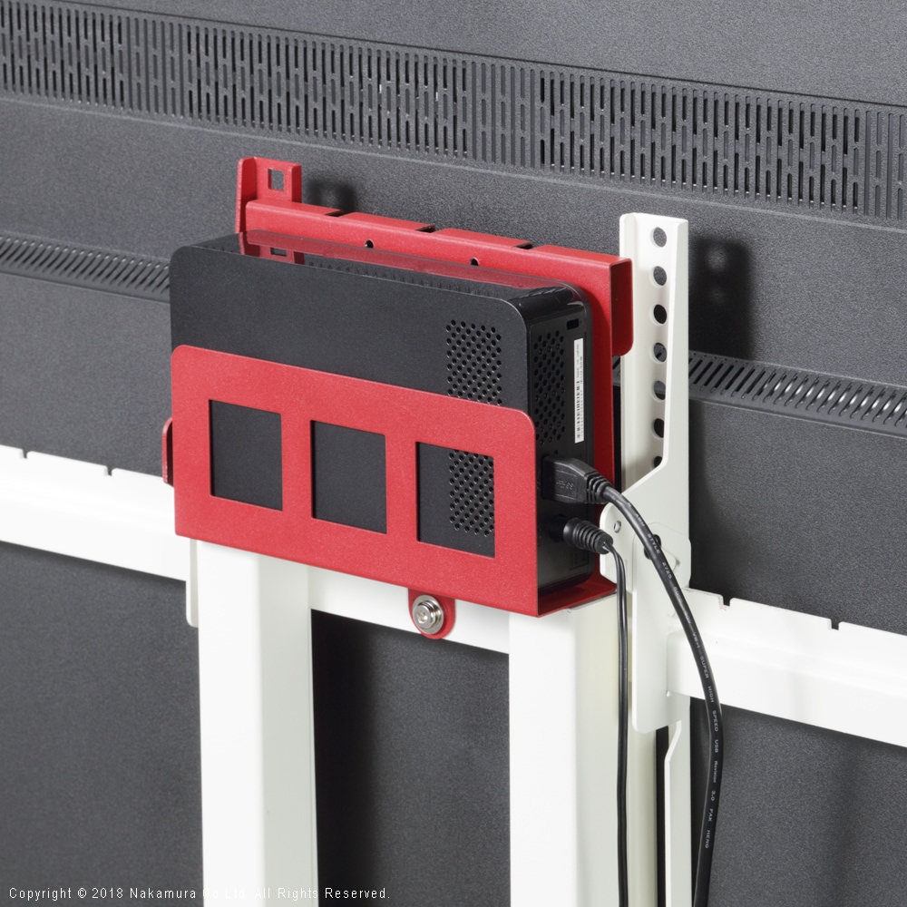 ソニー製テレビ対応 壁寄せテレビスタンドWALL V2・V3・V5対応 HDDホルダー 