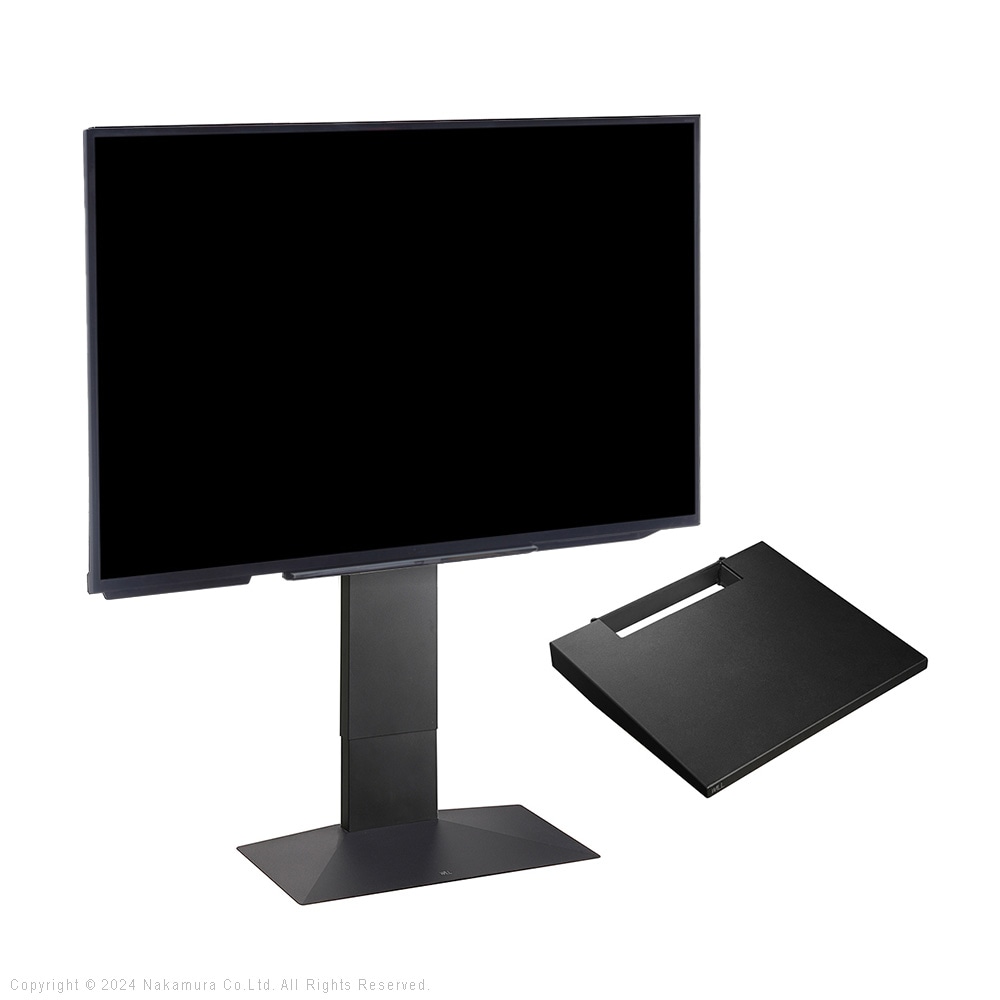 ソニー製テレビ対応 壁寄せテレビスタンドWALL V3 ロータイプ 単品or棚板付 32型～80型大型テレビ対応