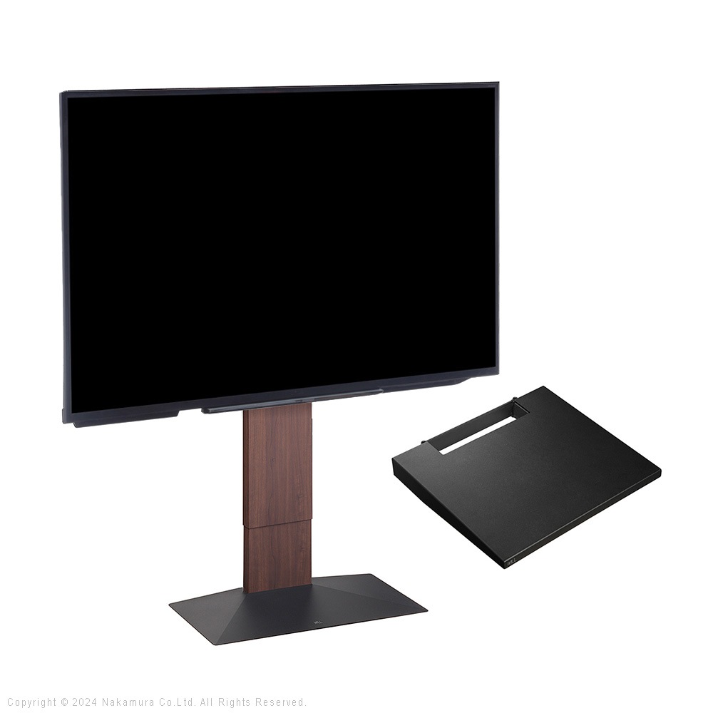 ソニー製テレビ対応 壁寄せテレビスタンドWALL V3 ロータイプ 単品or棚板付 32型～80型大型テレビ対応