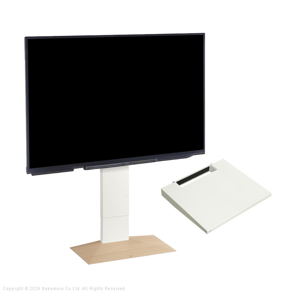 ソニー製テレビ対応 壁寄せテレビスタンドWALL V3 ロータイプ 単品or棚板付 32型～80型大型テレビ対応