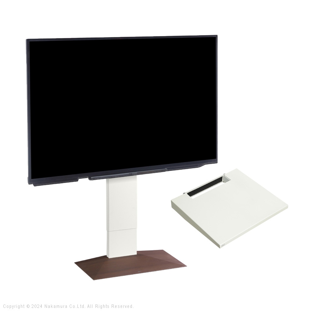 ソニー製テレビ対応 壁寄せテレビスタンドWALL V3 ロータイプ 単品or棚板付 32型～80型大型テレビ対応